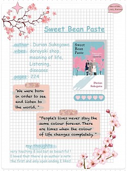 sweet bean paste